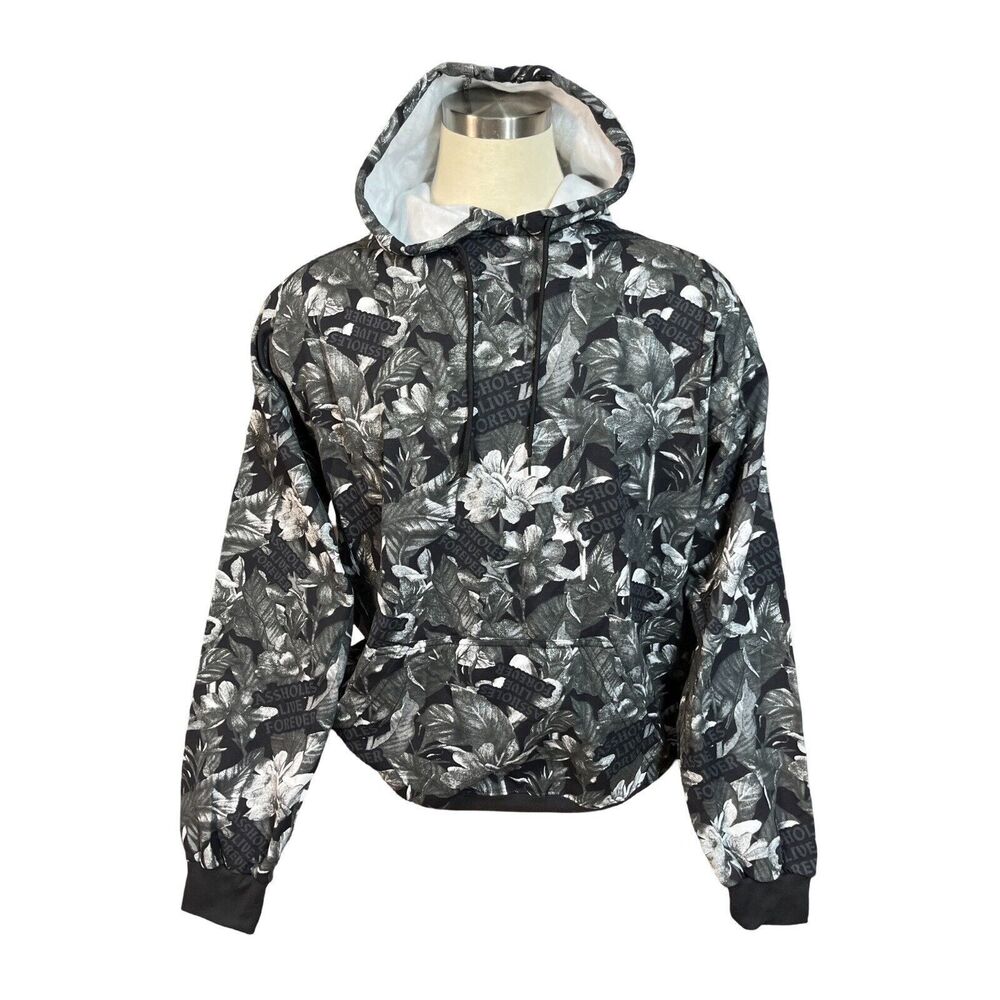 Hoodie Size XL Men Winterwear Pullover Baggy Unisex Assholes*s Live Forever